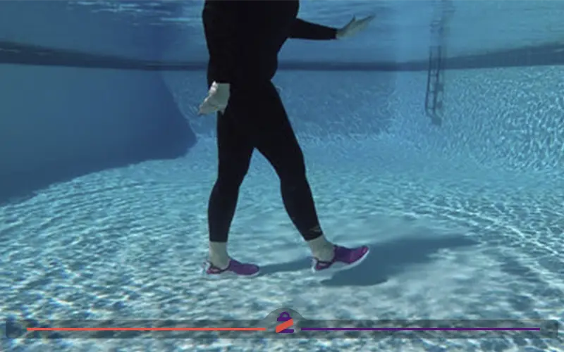درمان ورم زانو با پیاده روی در آب