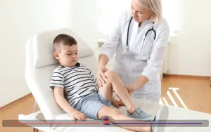 عفونت مفصل زانو در کودکان و معاینه پزشک