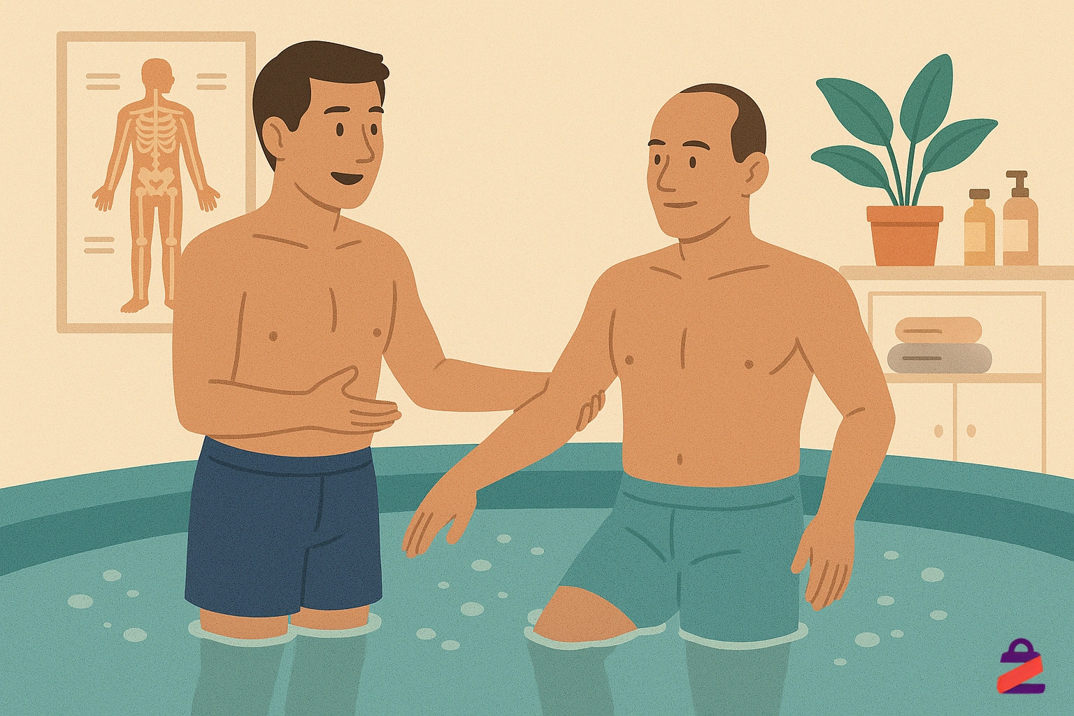 توصیه قبل از آب درمانی برای تنگی کانال نخاعی