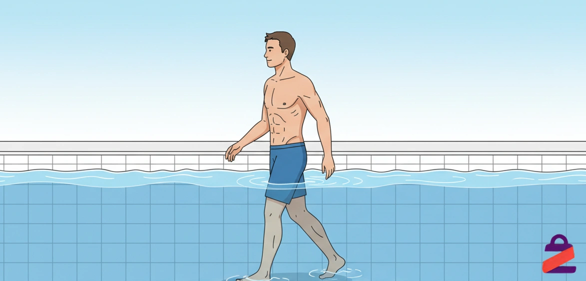 شنا برای ساییدگی زانو