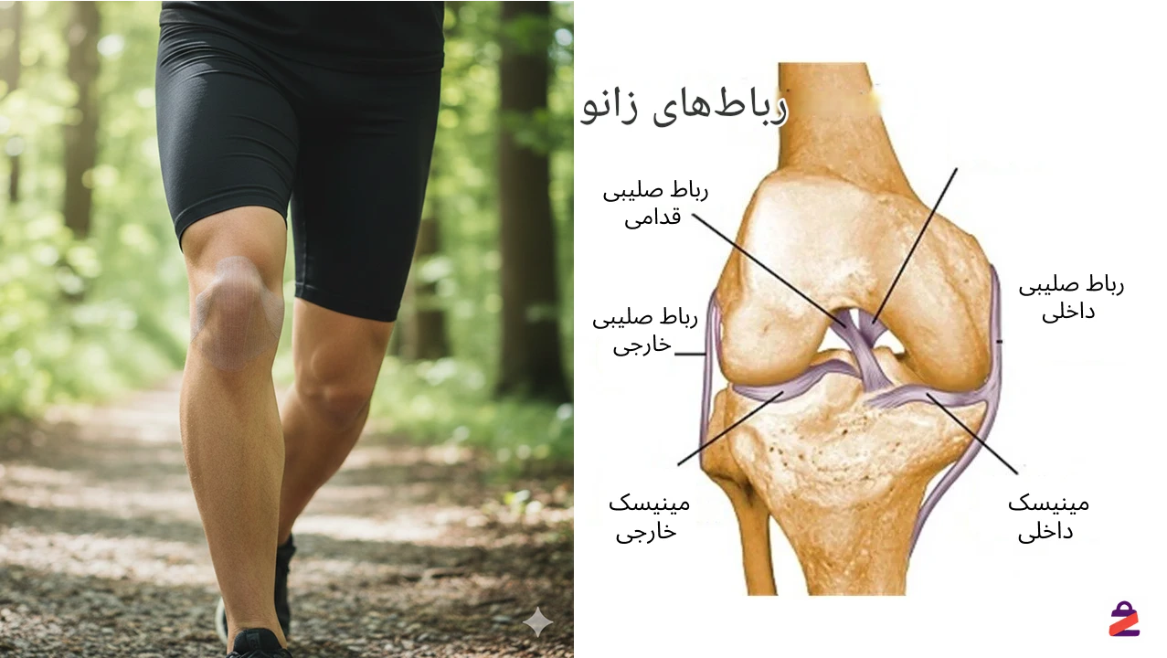 رباط زانو، رباط صلیبی و رباط جانبی