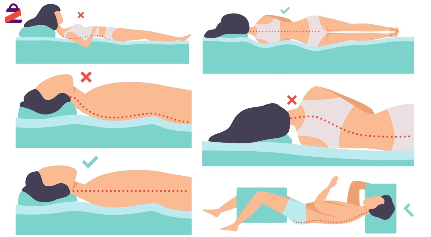 بهترین شیوه خوابیدن با تنگی کانال نخاعی گردن