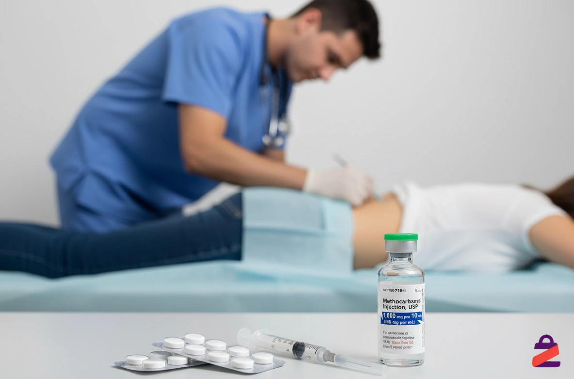 تزریق آمپول متوکاربامول برای تنگی کانال نخاعی
